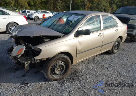 2006 Toyota Corolla Ce из США, поврежденный, VIN 2T1BR32E96C606677
